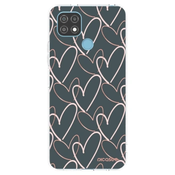 Picasee silikonska prozirna maskica za Realme C21 - Lots of love