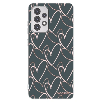 Picasee silikonska prozirna maskica za Samsung Galaxy A52s 5G A528B - Lots of love