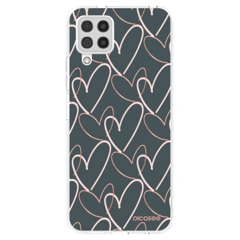 Picasee silikonska prozirna maskica za Samsung Galaxy A22 A225F 4G - Lots of love