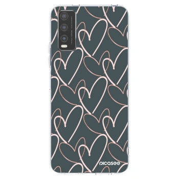 Picasee silikonska prozirna maskica za Vivo Y20s - Lots of love