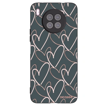 Picasee crna silikonska maskica za Huawei Nova 8i - Lots of love