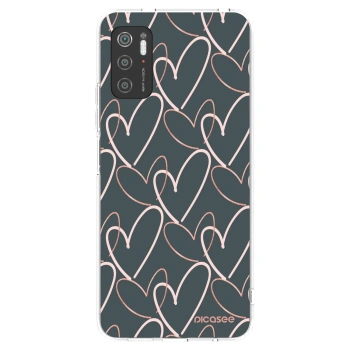 Picasee silikonska prozirna maskica za Xiaomi Poco M3 Pro 5G - Lots of love