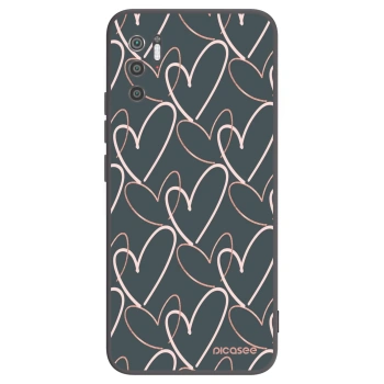 Picasee crna silikonska maskica za Xiaomi Poco M3 Pro 5G - Lots of love