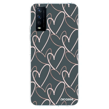 Picasee silikonska prozirna maskica za Vivo Y11s - Lots of love