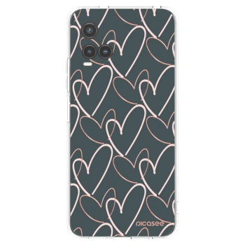 Picasee silikonska prozirna maskica za Vivo Y33s - Lots of love