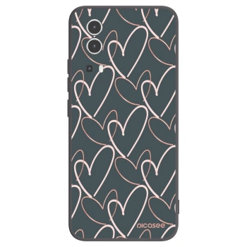Picasee crna silikonska maskica za Vivo Y72 5G - Lots of love