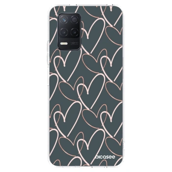 Picasee silikonska prozirna maskica za Realme 8 5G - Lots of love