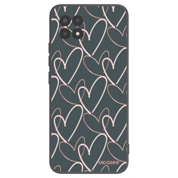 Picasee crna silikonska maskica za Realme 8i - Lots of love