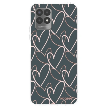 Picasee silikonska prozirna maskica za Realme 8i - Lots of love