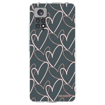 Picasee silikonska prozirna maskica za Xiaomi Redmi Note 11 - Lots of love