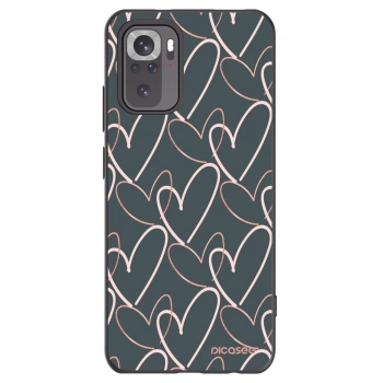 Picasee crna silikonska maskica za Xiaomi Redmi Note 11S 4G - Lots of love