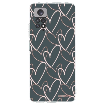 Picasee silikonska prozirna maskica za Xiaomi Redmi Note 11S 4G - Lots of love