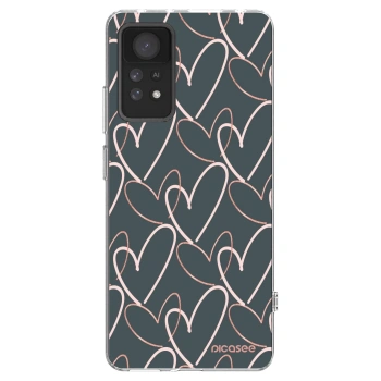 Picasee silikonska prozirna maskica za Xiaomi Redmi Note 11 Pro - Lots of love