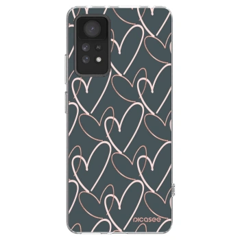 Picasee silikonska prozirna maskica za Xiaomi Redmi Note 11 Pro 5G - Lots of love