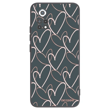 Picasee crna silikonska maskica za Xiaomi Poco X4 Pro 5G - Lots of love