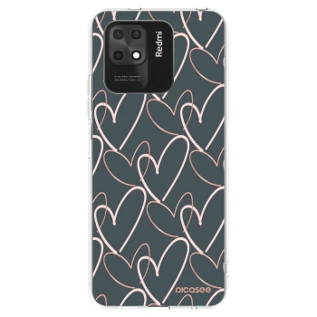 Picasee silikonska prozirna maskica za Xiaomi Redmi 10C - Lots of love