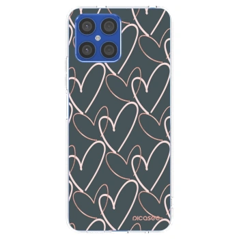 Picasee silikonska prozirna maskica za Honor X8 4G - Lots of love