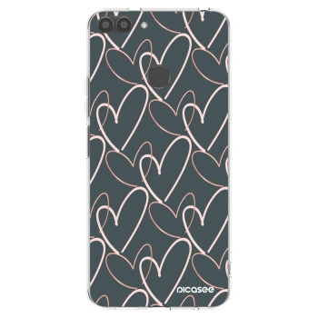 Picasee silikonska prozirna maskica za Huawei P Smart - Lots of love