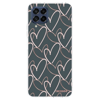 Picasee silikonska prozirna maskica za Samsung Galaxy M53 5G - Lots of love