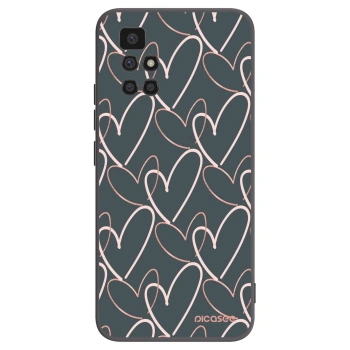 Picasee crna silikonska maskica za Xiaomi Redmi 10 (2022) - Lots of love