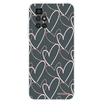 Picasee silikonska prozirna maskica za Xiaomi Redmi 10 (2022) - Lots of love
