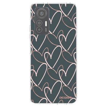 Picasee silikonska prozirna maskica za Xiaomi 12 Lite - Lots of love