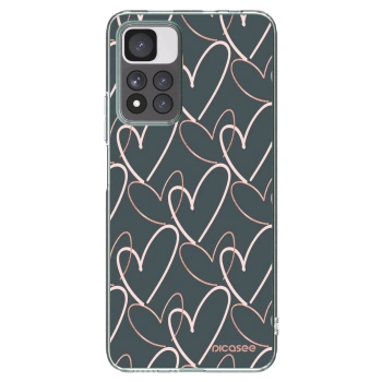 Picasee silikonska prozirna maskica za Xiaomi Redmi Note 11 Pro+ 5G - Lots of love
