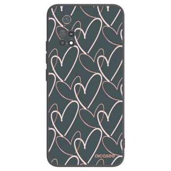 Picasee crna silikonska maskica za Xiaomi Poco M4 Pro - Lots of love