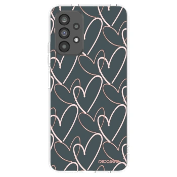 Picasee silikonska prozirna maskica za Samsung Galaxy A73 5G - Lots of love