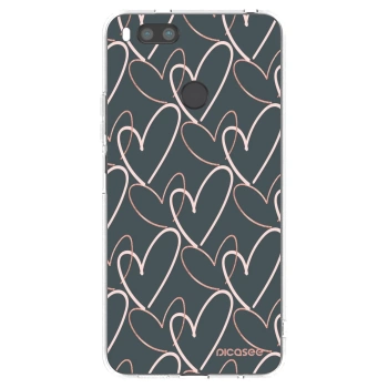 Picasee silikonska prozirna maskica za Xiaomi Redmi A1 - Lots of love