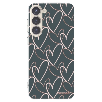 Picasee silikonska prozirna maskica za Samsung Galaxy S23+ 5G - Lots of love
