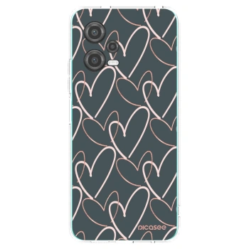 Picasee silikonska prozirna maskica za Xiaomi Poco X5 - Lots of love