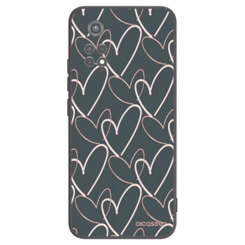 Picasee crna silikonska maskica za Xiaomi Redmi Note 11S 5G - Lots of love