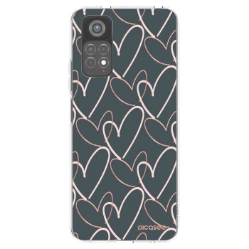 Picasee silikonska prozirna maskica za Xiaomi Redmi Note 11S 5G - Lots of love