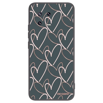 Picasee crna silikonska maskica za Xiaomi 13 Pro - Lots of love