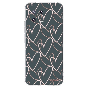 Picasee silikonska prozirna maskica za Xiaomi 13 Pro - Lots of love