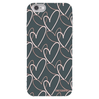 Picasee silikonska prozirna maskica za Apple iPhone 6/6S - Lots of love