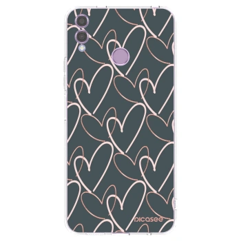 Picasee silikonska prozirna maskica za Honor 8X - Lots of love