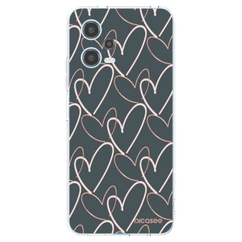 Picasee silikonska prozirna maskica za Xiaomi Redmi Note 12 5G - Lots of love