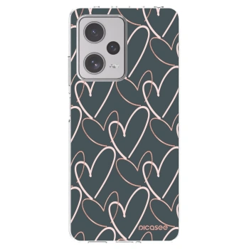 Picasee silikonska prozirna maskica za Xiaomi Redmi Note 12 Pro+ 5G - Lots of love