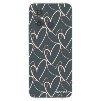 Picasee silikonska prozirna maskica za Xiaomi Redmi 12C - Lots of love