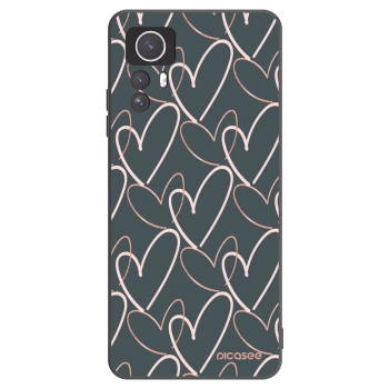 Picasee crna silikonska maskica za Xiaomi Redmi Note 12S - Lots of love