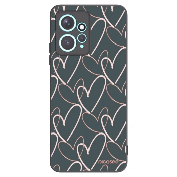 Picasee crna silikonska maskica za Xiaomi Redmi Note 12 4G - Lots of love