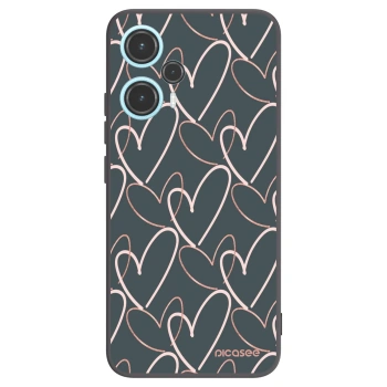 Picasee crna silikonska maskica za Xiaomi Poco F5 - Lots of love