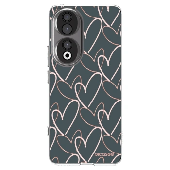 Picasee silikonska prozirna maskica za Honor 90 5G - Lots of love