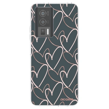 Picasee silikonska prozirna maskica za Xiaomi Poco F5 Pro 5G - Lots of love