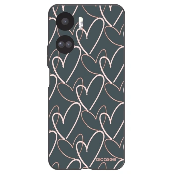 Picasee crna silikonska maskica za Honor 90 Lite 5G - Lots of love
