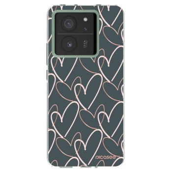 Picasee silikonska prozirna maskica za Xiaomi 13T - Lots of love