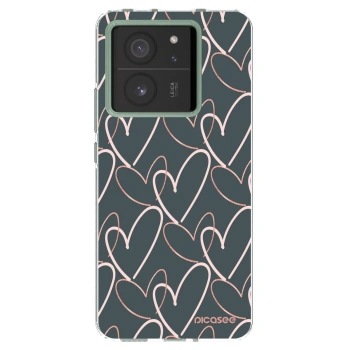 Picasee silikonska prozirna maskica za Xiaomi 13T Pro - Lots of love