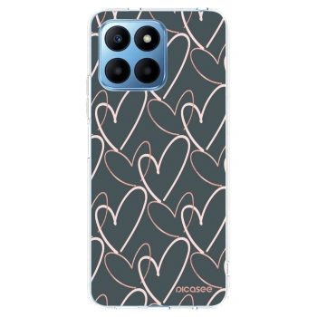 Picasee silikonska prozirna maskica za Honor 70 Lite - Lots of love